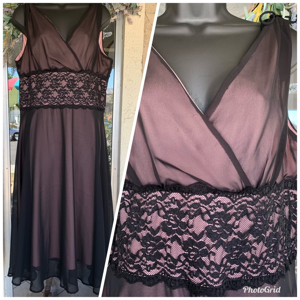 D.J. Summers LBD with PINK Lining